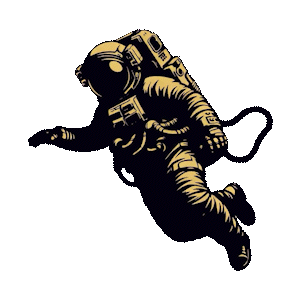 astronauta flutuando